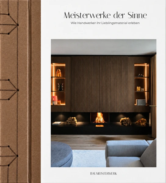 Buchcover „Meisterwerke der Sinne“ — BAUMEISTERWERK